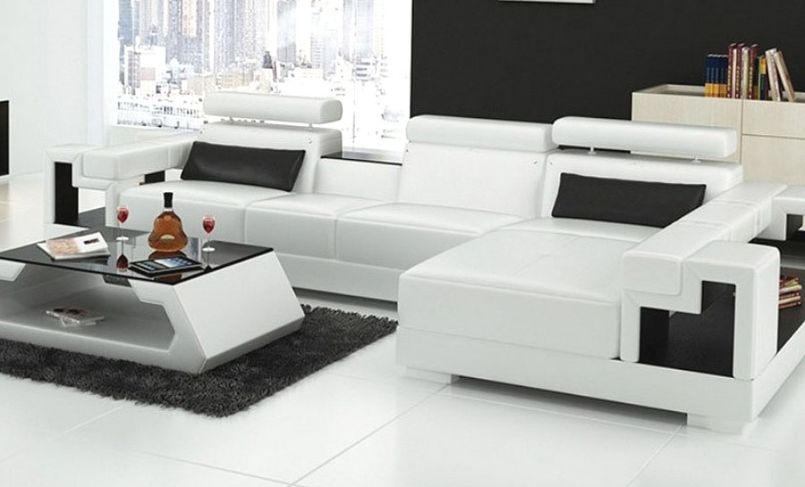 Lumere 3SC- Leather Sofa Lounge Set